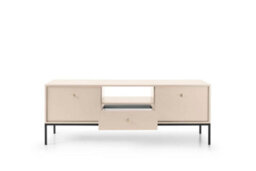 Arte Elegant Mono Tv Cabinet H560mm W1540mm D390mm In Beige - Stylish Storage For Modern Entertainment - thumbnail 2