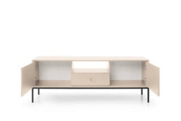 Arte Elegant Mono Tv Cabinet H560mm W1540mm D390mm In Beige - Stylish Storage For Modern Entertainment - thumbnail 3