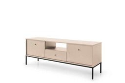 Arte Elegant Mono Tv Cabinet H560mm W1540mm D390mm In Beige - Stylish Storage For Modern Entertainment - thumbnail 4