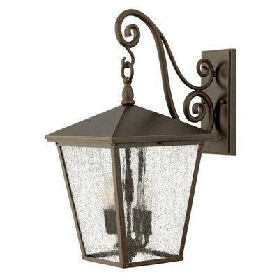 Luminosa Lighting Luminosa Trellis 4 Light Outdoor Large Wall Lantern Light Regency Bronze Ip44, E14