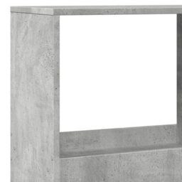 Berkfield Room Divider Concrete Grey 100X33X175 Cm Engineered Wood - thumbnail 7