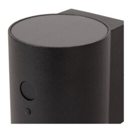 Lucide Perth Wall Light Outdoor- Solar Diameter 9Cm Led Dim. 2850K/3150K Ip65 - Day/night Sensor - Black - thumbnail 4