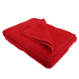 Sols Island 100 Bath Sheet / Towel (100 X 150Cm) Red (One)