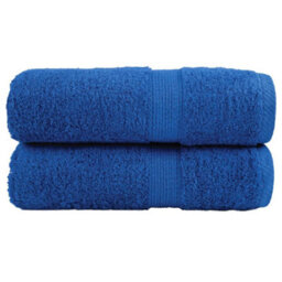 Berkfield Premium Wash Towels Solund 2Pcs Blue 30X30Cm 600Gsm