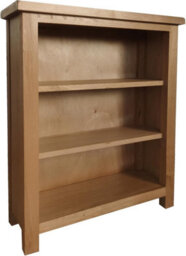Home Furniture Group Oakcroft Swr3 Rustic Medium Wood Small Bookcase Compact 2-Shelf Fully Assembled Unit - thumbnail 1