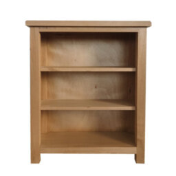 Home Furniture Group Oakcroft Swr3 Rustic Medium Wood Small Bookcase Compact 2-Shelf Fully Assembled Unit - thumbnail 4