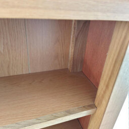 Home Furniture Group Oakcroft Swr3 Rustic Medium Wood Small Bookcase Compact 2-Shelf Fully Assembled Unit - thumbnail 5