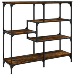 Berkfield Console Table Smoked Oak 103X32X95 Cm Engineered Wood - thumbnail 2