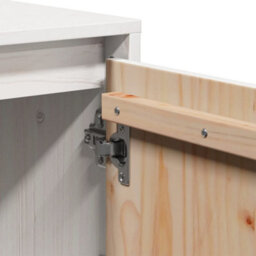 Vidaxl Tv Cabinet White 74X35X44 Cm Solid Wood Pine Tv Cabinets - thumbnail 9