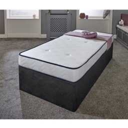 "eXtreme Comfort Ltd 2Ft6"" Small Single Damask Dual Sided Tufted Value Essentials Foam Free Spring Mattress"