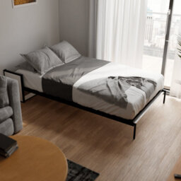 Wallbedking Murphy Bed Vertical 120Cm X 200Cm Studio Wall Bed, Fold-Down Guest Bed For Small Rooms, Apartments And Studios - thumbnail 1