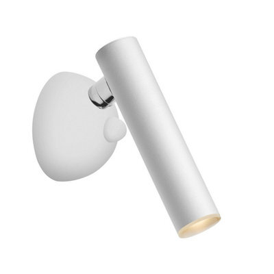 Luminosa Lighting Luminosa Loya Integrated Led Reading Light, Matt White, 3000K, 450Lm
