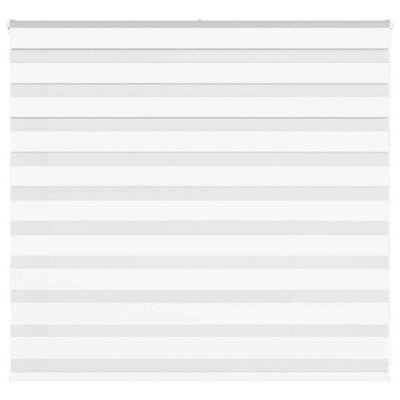 Berkfield Zebra Blind White 160X100 Cm Fabric Width 155.9 Cm Polyester - image 1