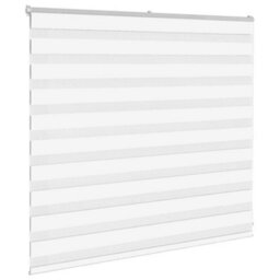 Berkfield Zebra Blind White 160X100 Cm Fabric Width 155.9 Cm Polyester - thumbnail 3