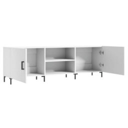 Berkfield Tv Cabinet White 150X30X50 Cm Engineered Wood - thumbnail 6