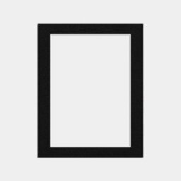 Ak Frames 14X11 Black Picture Mounts To Fit A4 Aperture Size - Mount Board Only (No Frame Included) - thumbnail 1