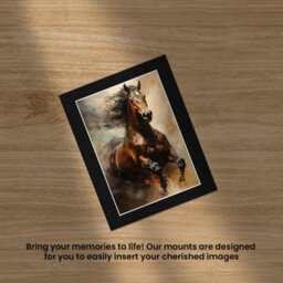 Ak Frames 14X11 Black Picture Mounts To Fit A4 Aperture Size - Mount Board Only (No Frame Included) - thumbnail 5