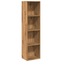 Berkfield Bookcase Artisian Oak 40X30X152 Cm Engineered Wood - thumbnail 2