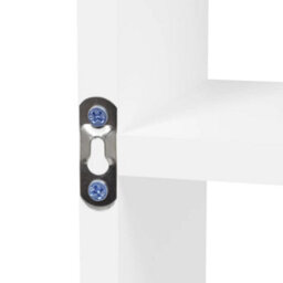 Berkfield Wall Display Shelf 8 Compartments High Gloss White - thumbnail 6