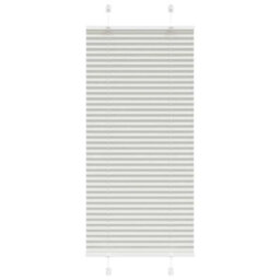 Berkfield Pleated Blind Light Grey 60X150 Cm Fabric Width 59.4 Cm Polyester