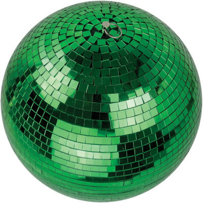 Netagon Fxlab Party Event Festive Christmas Green Disco Mirror Ball 300mm
