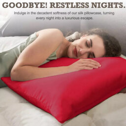 Ameha Bedding Pillowcase-Plain Dyed Red Breathable Envelope Durable Pillow Cover 2 Pair (50 X 75 Cm) Pillow Covers - thumbnail 6