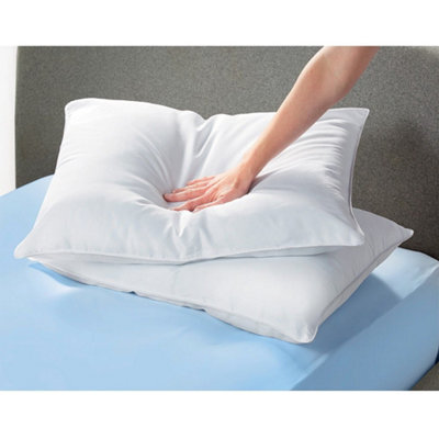 Bounce Back Pillows Set Of 2 Non-Allergenic With A Microfibre Cover 74 X 48Cm