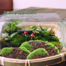 6 Pack 6 - Piece Artificial Moss Rocks, Decorative Fake Mossy Rock, Artificial Plants, Assorted Sizes - thumbnail 2