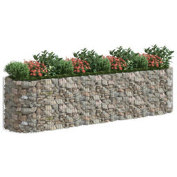 Berkfield Gabion Raised Bed Galvanised Iron 400X100X100 Cm - thumbnail 3