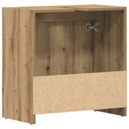 Walplus Bathroom Sink Cabinet Artisan Oak 60X33X60 Cm Engineered Wood - thumbnail 8