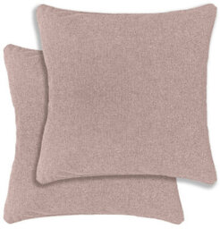 Enhanced Living Austin/dallas Textured Pair Of Blush Cushion Covers - 43X43Cm - Cases Only - thumbnail 1