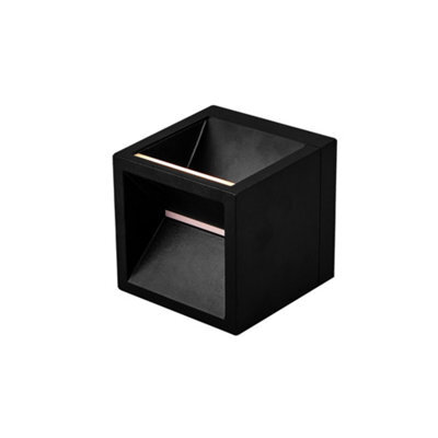 Nordlux Rivo Outdoor Metal Wall Light Multi-Directional Black,mains Led - image 1