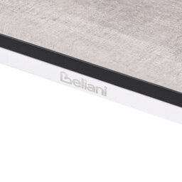 Beliani Garden Dining Table Sovareto 180 Cm 90 Cm Wood-Like Light Grey - thumbnail 7