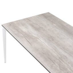Beliani Garden Dining Table Sovareto 180 Cm 90 Cm Wood-Like Light Grey - thumbnail 6