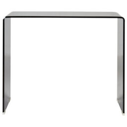 Beliani Console Table Kendall Tempered Glass Black - thumbnail 4