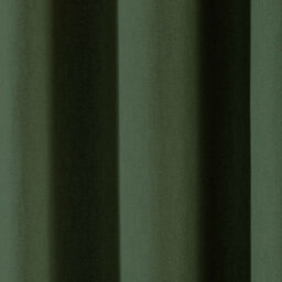 Fusion Cannes 100% Cotton Black Out Plain Dyed Bottle Green Eyelet Curtains - thumbnail 3