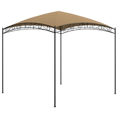 Walplus Gazebo Outdoor Beach Party Festival Camping Tent Canopy Wedding Marquee Awning3X3X2.65 M Taupe 180 G/ma - image 1