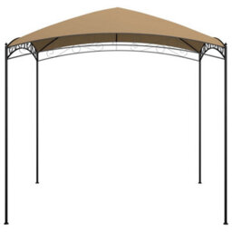 Walplus Gazebo Outdoor Beach Party Festival Camping Tent Canopy Wedding Marquee Awning3X3X2.65 M Taupe 180 G/ma - thumbnail 2