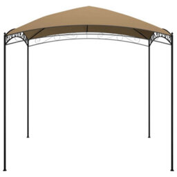 Walplus Gazebo Outdoor Beach Party Festival Camping Tent Canopy Wedding Marquee Awning3X3X2.65 M Taupe 180 G/ma - thumbnail 3