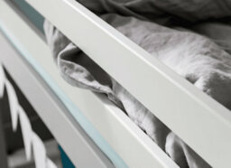 Nöa & Nani Noa & Nani Cabin Kids Solid Wood Midsleeper Shorty Bed In Classic White Ontario - thumbnail 4