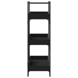 Berkfield Bookcase 3-Tier Black 100X33X108.5 Cm Engineered Wood - thumbnail 5
