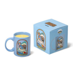 Steven Rhodes Stay Positive Blue Mug Candle With Citrus & Sea Salt Scent - thumbnail 3