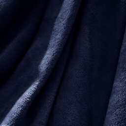 Ohs Ultra Soft Blanket Throw Warm Flannel Fleece, Navy - 200 X 240Cm - thumbnail 3
