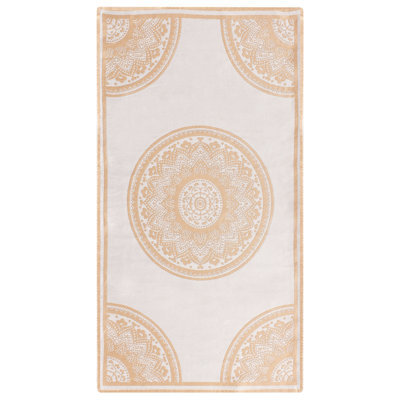 Beliani Outdoor Rug Hubli Beige 80 X 150 Cm - image 1