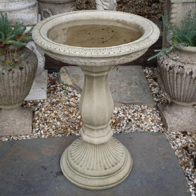 Spa Elizabethan Birdbath Elegant Stone Cast Birdbath Birdfeeder Ba40 - image 1