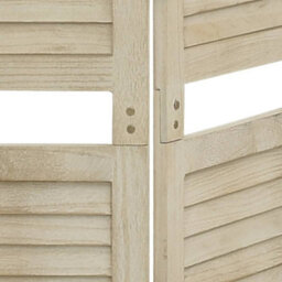 Vidaxl 5-Panel Room Divider 175X165 Cm Solid Wood Paulownia - thumbnail 5