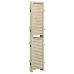 Vidaxl 5-Panel Room Divider 175X165 Cm Solid Wood Paulownia - thumbnail 4
