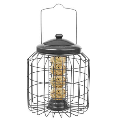 Crystals Squirrel Proof Hanging Bird Fatball Feeder - Garden Wild Bird Feeder - image 1