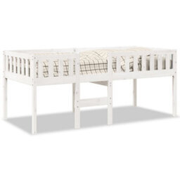 Berkfield Children's Bed Without Mattress White 90X190 Cm Solid Wood Pine - thumbnail 2
