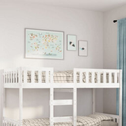 Berkfield Children's Bed Without Mattress White 90X190 Cm Solid Wood Pine - thumbnail 1